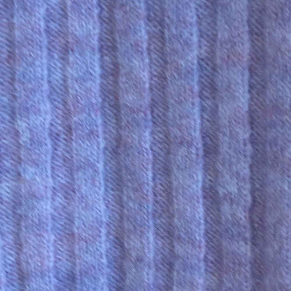 LOFT Lavender short Cowl Neck Sweater Sz M - Picture 4 of 8